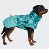 image:imageSpark Paws Dog Raincoat  Waterproof Rain Jacket wHood Full CoverageCamo Teal