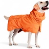 image:imageSpark Paws Dog Raincoat  Waterproof Rain Jacket wHood Full CoverageOrange