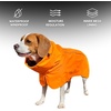 image:imageSpark Paws Dog Raincoat  Waterproof Rain Jacket wHood Full CoverageOrange