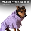 image:imageSpark Paws Dog Raincoat  Waterproof Rain Jacket wHood Full CoveragePurple