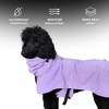 image:imageSpark Paws Dog Raincoat  Waterproof Rain Jacket wHood Full CoveragePurple