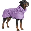 image:imageSpark Paws Dog Raincoat  Waterproof Rain Jacket wHood Full CoveragePurple