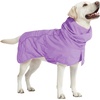 image:imageSpark Paws Dog Raincoat  Waterproof Rain Jacket wHood Full CoveragePurple