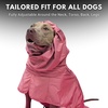 image:imageSpark Paws Dog Raincoat  Waterproof Rain Jacket wHood Full CoverageSea Pink