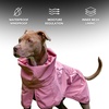 image:imageSpark Paws Dog Raincoat  Waterproof Rain Jacket wHood Full CoverageSea Pink