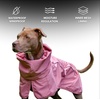 image:imageSpark Paws Dog Raincoat  Waterproof Rain Jacket wHood Full CoverageSea Pink