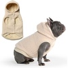 image:imageSpark Paws Dog Sweater Sherpa Jacket Warm Hoodie  Taupe  2XLBeige