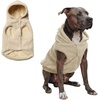 image:imageSpark Paws Dog Sweater Sherpa Jacket Warm Hoodie  Taupe  2XLBeige