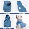 image:imageSpark Paws Dog Sweater Sherpa Jacket Warm Hoodie  Taupe  2XLBlue