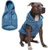 image:imageSpark Paws Dog Sweater Sherpa Jacket Warm Hoodie  Taupe  2XLBlue