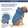 image:imageSpark Paws Dog Sweater Sherpa Jacket Warm Hoodie  Taupe  2XLBlue