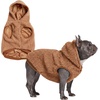image:imageSpark Paws Dog Sweater Sherpa Jacket Warm Hoodie  Taupe  2XLBrown