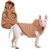 image:imageSpark Paws Dog Sweater Sherpa Jacket Warm Hoodie  Taupe  2XLBrown