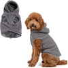 image:imageSpark Paws Dog Sweater Sherpa Jacket Warm Hoodie  Taupe  2XLGrey