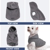 image:imageSpark Paws Dog Sweater Sherpa Jacket Warm Hoodie  Taupe  2XLGrey
