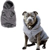 image:imageSpark Paws Dog Sweater Sherpa Jacket Warm Hoodie  Taupe  2XLGrey