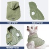 image:imageSpark Paws Dog Sweater Sherpa Jacket Warm Hoodie  Taupe  2XLLight Green