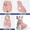 image:imageSpark Paws Dog Sweater Sherpa Jacket Warm Hoodie  Taupe  2XLPink