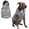 image:imageSpark Paws Dog Sweater Sherpa Jacket Warm Hoodie  Taupe  2XLSilver Grey