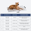 image:imageSpark Paws FrostCore Dog Cooling Mat  Non Gel Self Cooling Pet PadCloud Grey