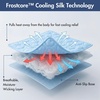 image:imageSpark Paws FrostCore Dog Cooling Mat  Non Gel Self Cooling Pet PadHearts Blue
