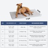 image:imageSpark Paws FrostCore Dog Cooling Mat  Non Gel Self Cooling Pet PadWaffle Grey
