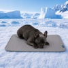 image:imageSpark Paws FrostCore Dog Cooling Mat  Non Gel Self Cooling Pet PadWaffle Grey