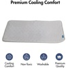 image:imageSpark Paws FrostCore Dog Cooling Mat  Non Gel Self Cooling Pet PadWaffle Grey