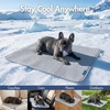 image:imageSpark Paws FrostCore Dog Cooling Mat  Non Gel Self Cooling Pet PadWaffle Grey