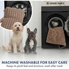 image:imageSpark Paws Luxury Dog Couch Cover Bed Calming Pet Furniture ProtectorBrown