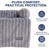 image:imageSpark Paws Luxury Dog Couch Cover Bed Calming Pet Furniture ProtectorGrey