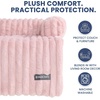image:imageSpark Paws Luxury Dog Couch Cover Bed Calming Pet Furniture ProtectorPink