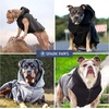 image:imageSpark Paws Reversible Dog Hoodie Sweater for Winter Cold Warm Clothes for Small Medium Large Breeds  Orange and Green  XL02 Black and Grey