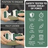 image:imageSpark Paws Tactical Large Dog Collar wHandle  Thick amp Wide Heavy DutySolid Green