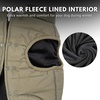 image:imageSpark Paws Winter Dog Jacket  Warm Water Resistant Coat Warm Fleece LinedOlive
