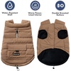 image:imageSpark Paws Winter Dog Jacket  Warm Water Resistant Coat Warm Fleece LinedTan