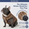 image:imageSpark Paws Winter Dog Jacket  Warm Water Resistant Coat Warm Fleece LinedTan