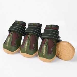 image:imageSpark Paws 365 Dog Shoes  AllSeason Boots for Winter Snow amp Hot Pavement365 Green Brown