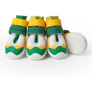 image:imageSpark Paws 365 Dog Shoes  AllSeason Boots for Winter Snow amp Hot PavementGreen Yellow