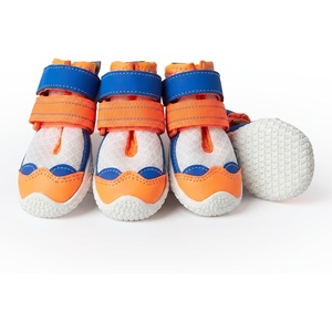 image:imageSpark Paws 365 Dog Shoes  AllSeason Boots for Winter Snow amp Hot PavementOrange Blue