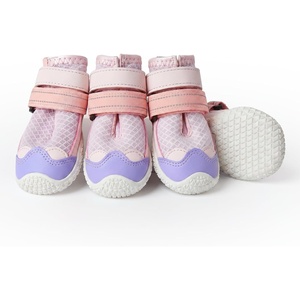 image:imageSpark Paws 365 Dog Shoes  AllSeason Boots for Winter Snow amp Hot PavementPink Purple