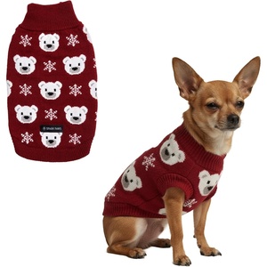 image:imageSpark Paws Christmas Knit Dog Sweater  Ultra Soft Warm Winter Dog SweaterPolar Bear
