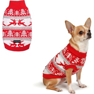 image:imageSpark Paws Christmas Knit Dog Sweater  Ultra Soft Warm Winter Dog SweaterWinter Wonderland