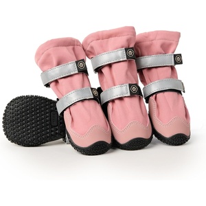 image:imageSpark Paws Dog Rainboots Waterproof Dog Shoes  Gray Camo Size 7Pink