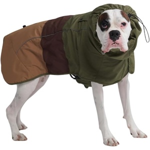 image:imageSpark Paws Dog Raincoat  Waterproof Rain Jacket wHood Full Coverage02  Green Brown Tan