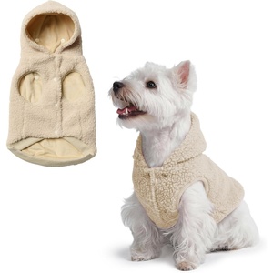 image:imageSpark Paws Dog Sweater Sherpa Jacket Warm Hoodie  Taupe  2XLBeige