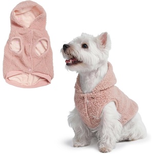 image:imageSpark Paws Dog Sweater Sherpa Jacket Warm Hoodie  Taupe  2XLPink