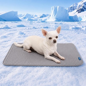 image:imageSpark Paws FrostCore Dog Cooling Mat  Non Gel Self Cooling Pet PadWaffle Grey