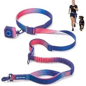 image:imageSpark Paws Hands Free Dog Leash  Bungee Waist Belt for Running amp WalkingSnow Cone