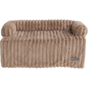 image:imageSpark Paws Luxury Dog Couch Cover Bed Calming Pet Furniture ProtectorBrown